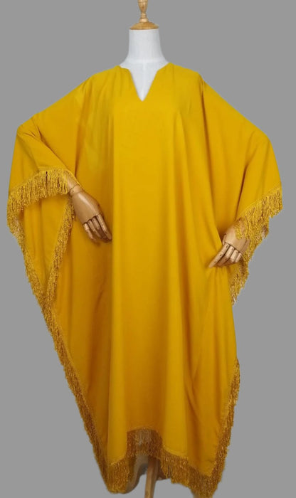 Meredith Tassel Loose Robe Abaya