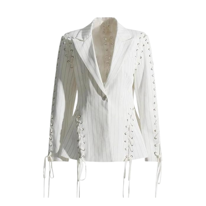 Cresilda Lace-up Blazer
