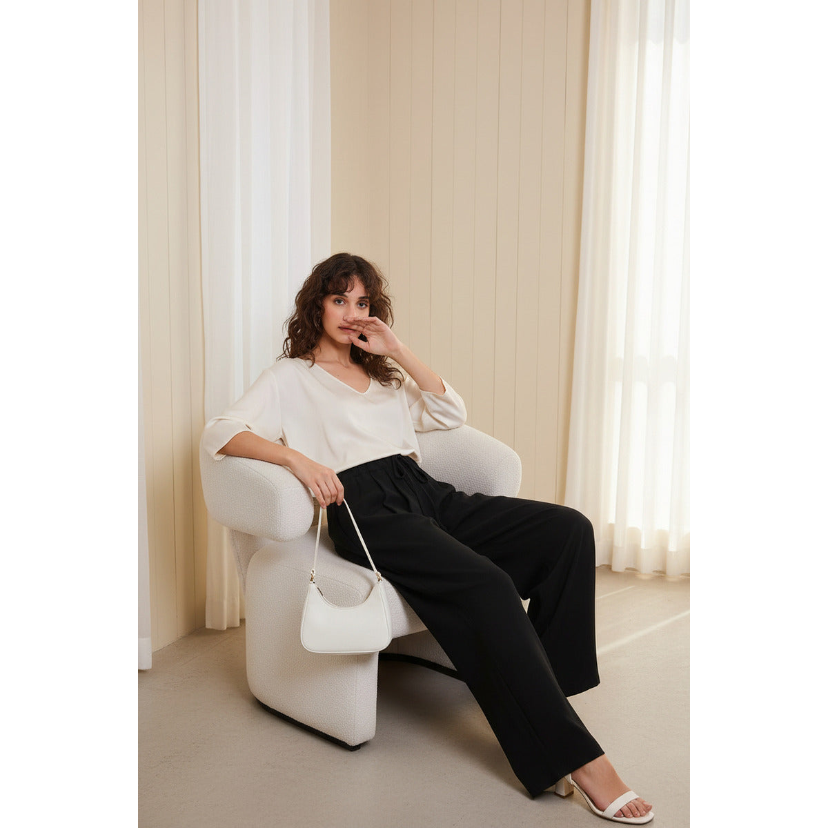 Darina Black Trouser