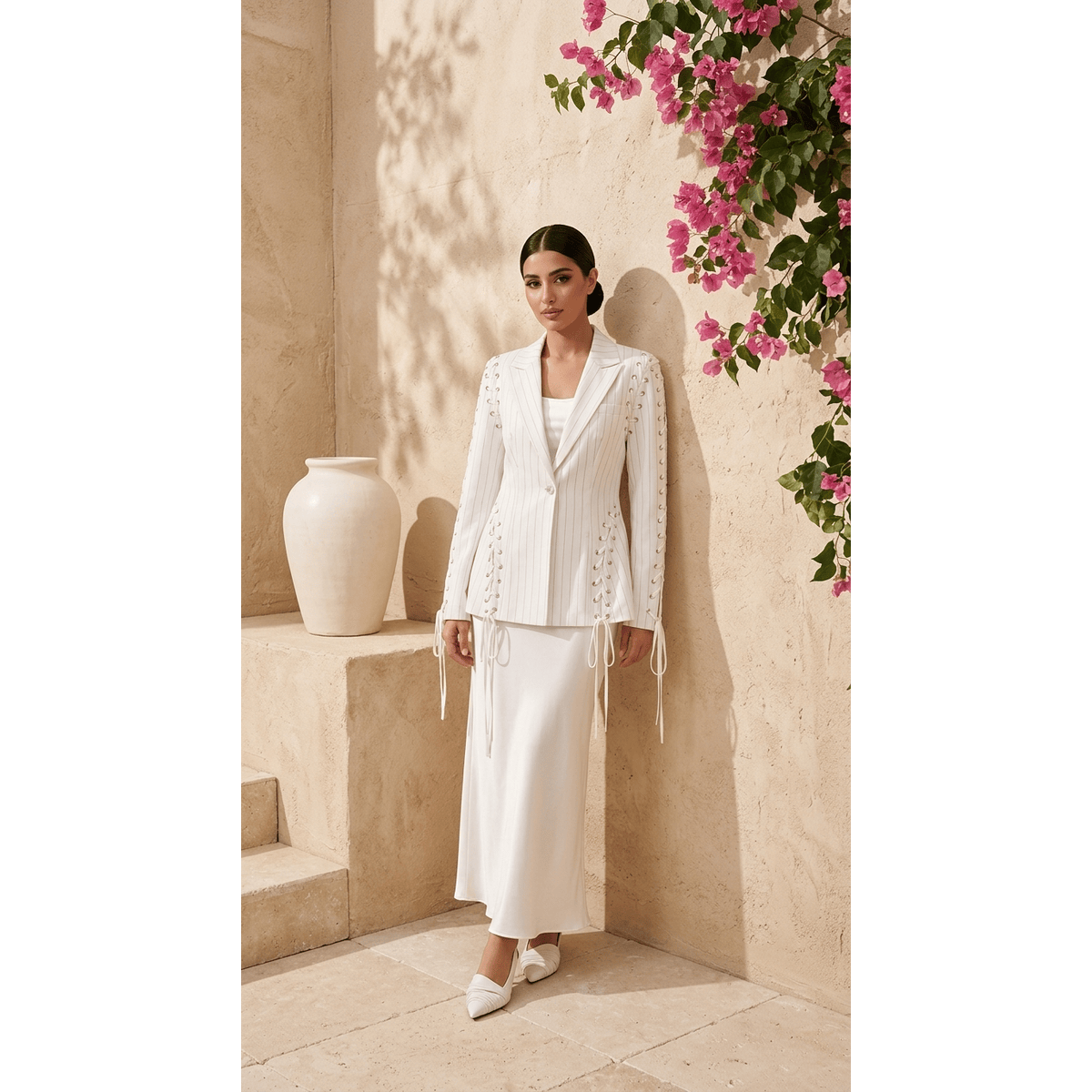Cresilda Lace-up Blazer