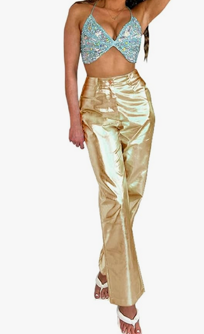 Maya Metallic Trousers