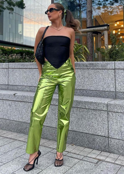 Maya Metallic Trousers