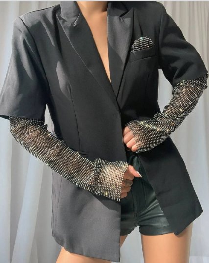 Bling Bling Blazer - Pinkfig Boutique