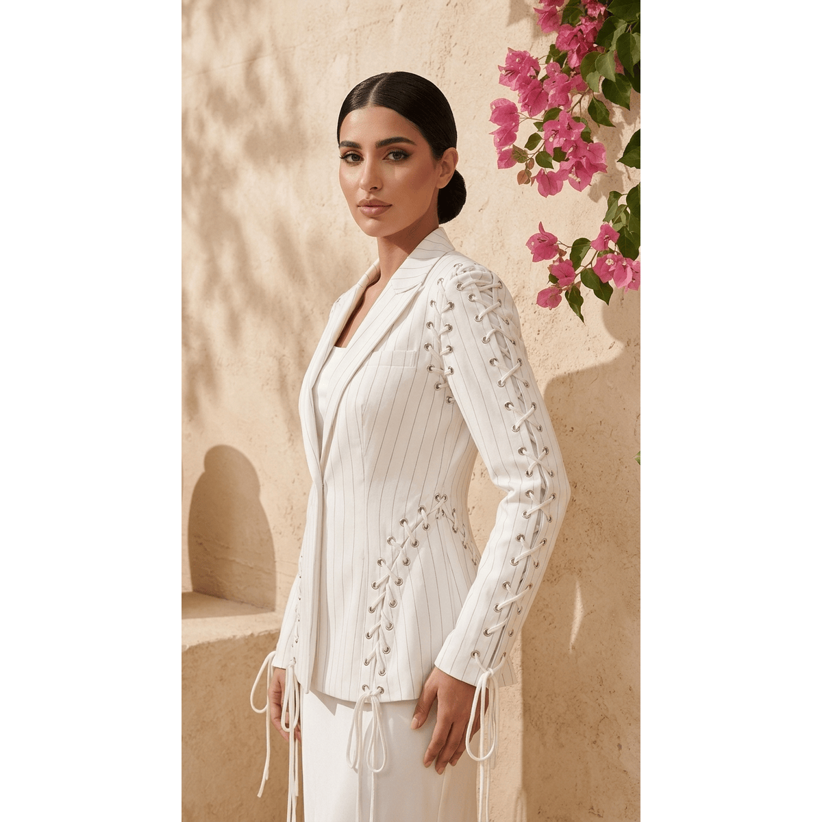Cresilda Lace-up Blazer