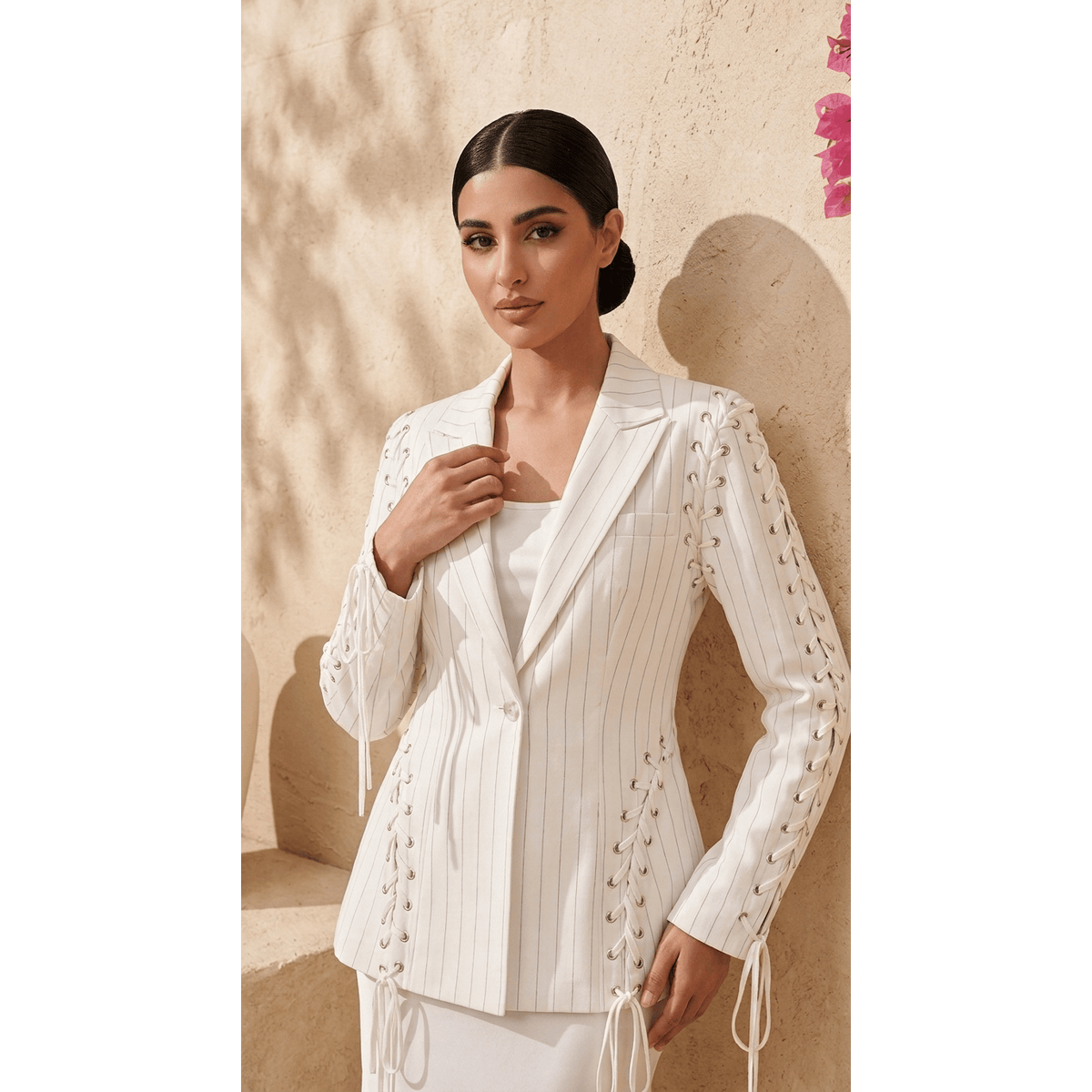 Cresilda Lace-up Blazer