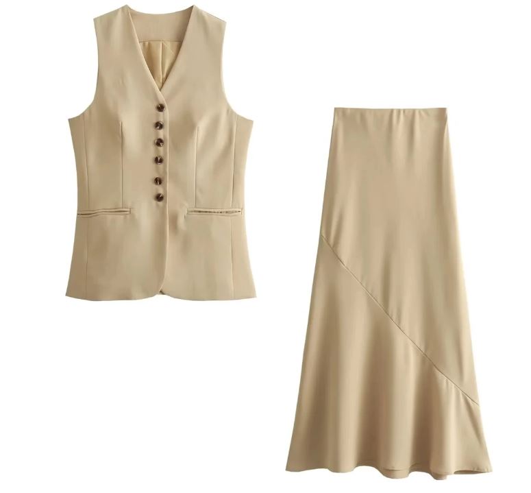 Adeline Vest & Skirt Set