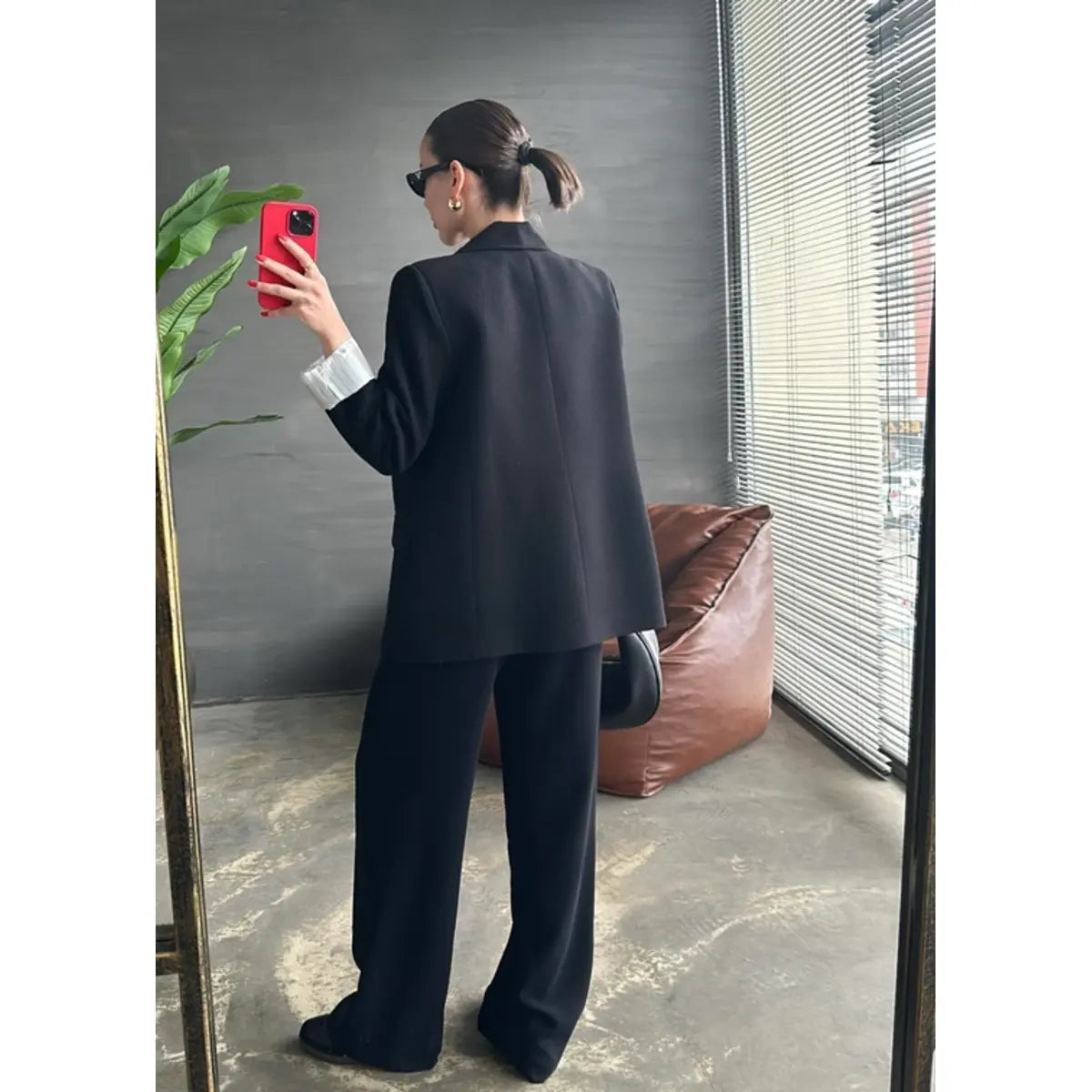 Dorothy Linen Folded Sleeve Blazer