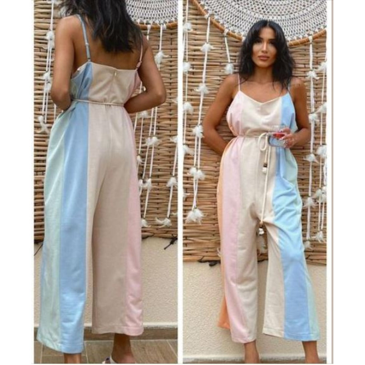 Jeanette Contrast Jumpsuit