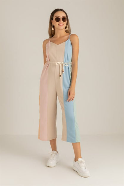 Contrast Jumpsuit - Pinkfig Boutique