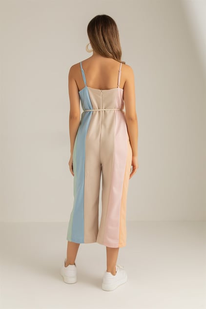 Contrast Jumpsuit - Pinkfig Boutique