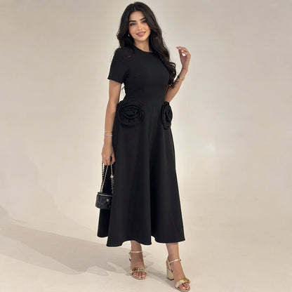 Dahlia Midi Flower Dress
