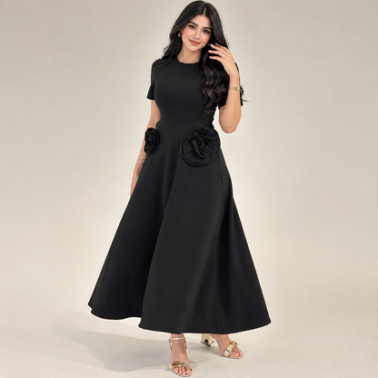 Dahlia Midi Flower Dress