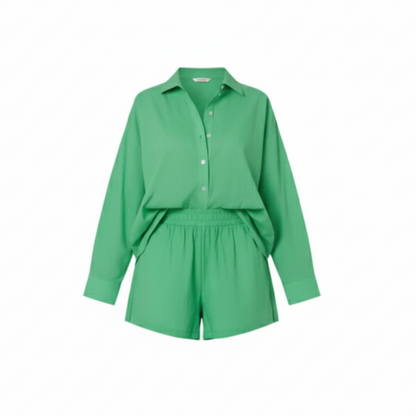 Shantal Maple Green Shirt Set