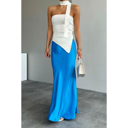 Leonora Satin Long Skirt