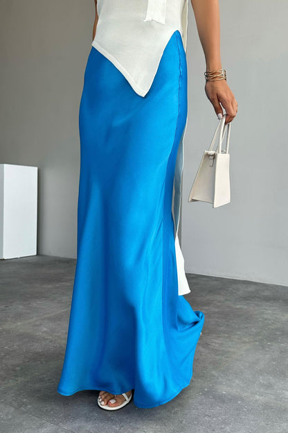 Leonora Satin Long Skirt