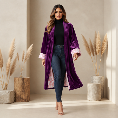 Aurora Velvet Kimono
