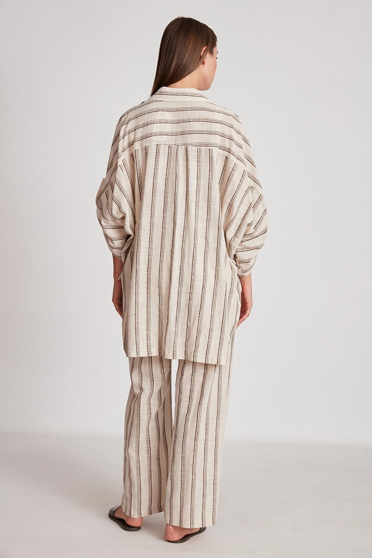 Matilda Linen Striped Set