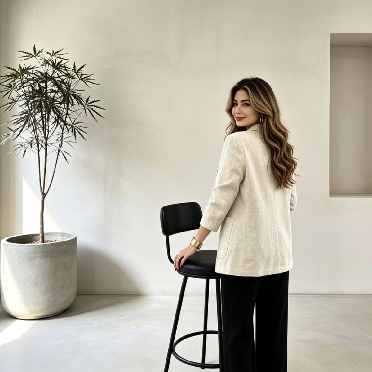 Matilda Linen Blazer
