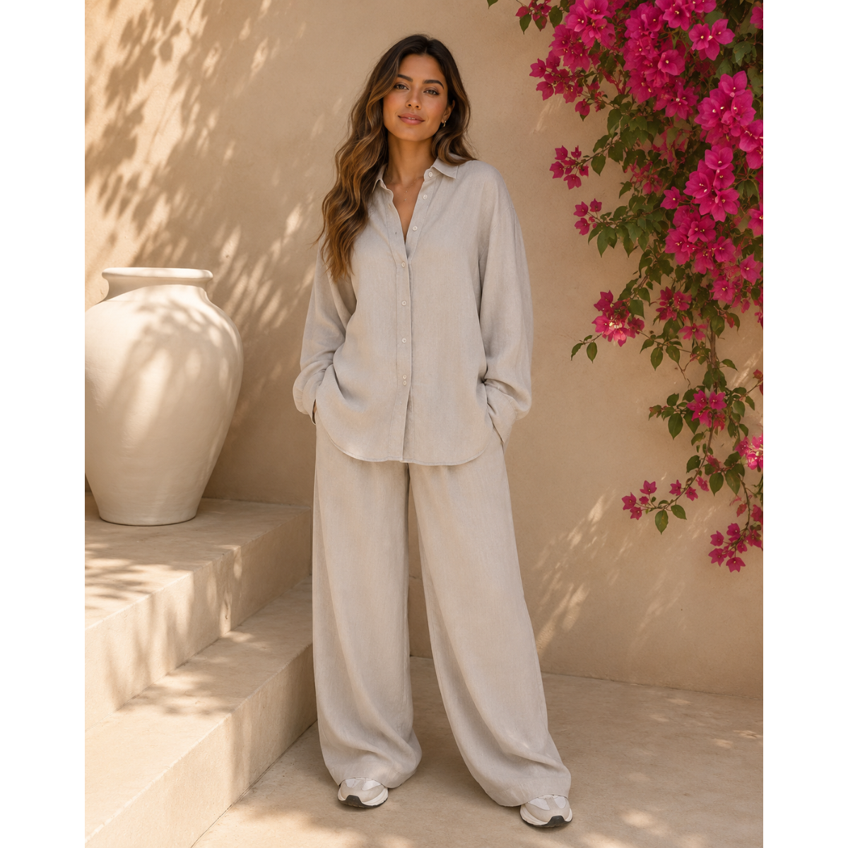 Penelope Linen Grey Set