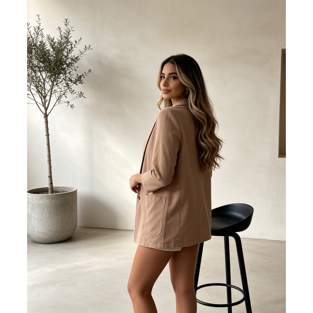 Matilda Linen Blazer
