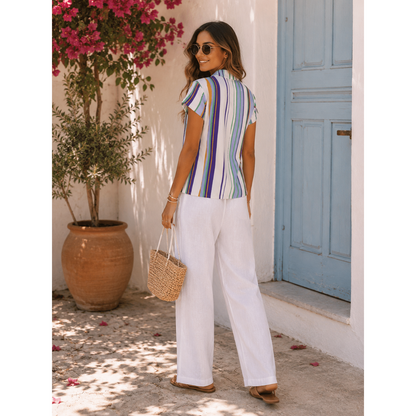 Glenda Striped Top