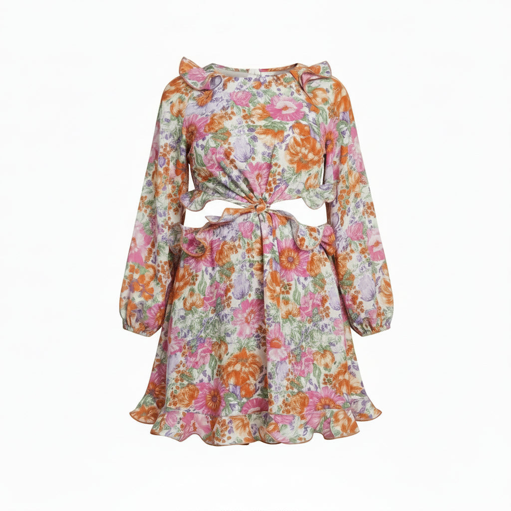 Esther Ruffle Dress