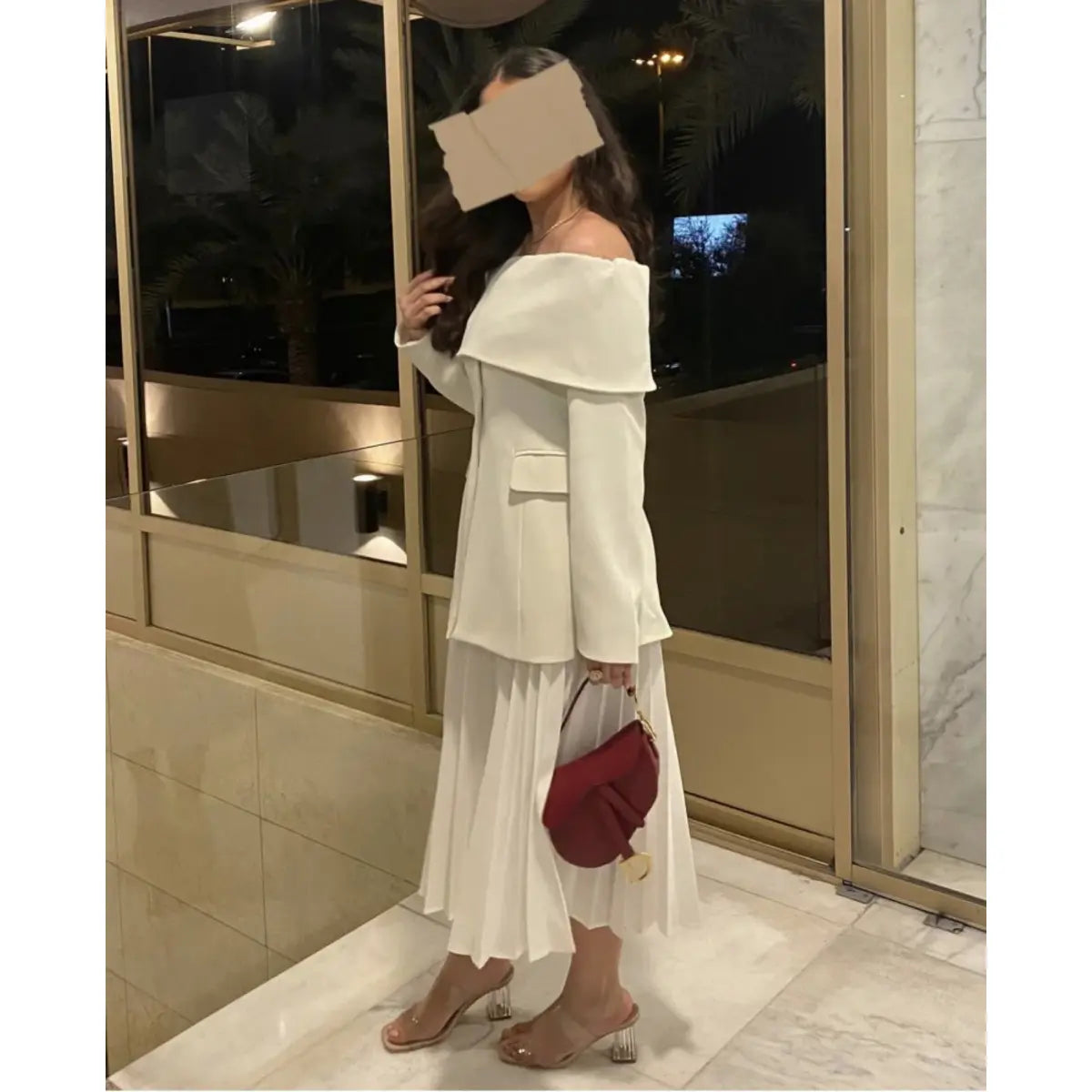 Claudia Off Shoulder Blazer