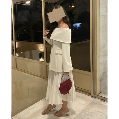 Claudia Off Shoulder Blazer