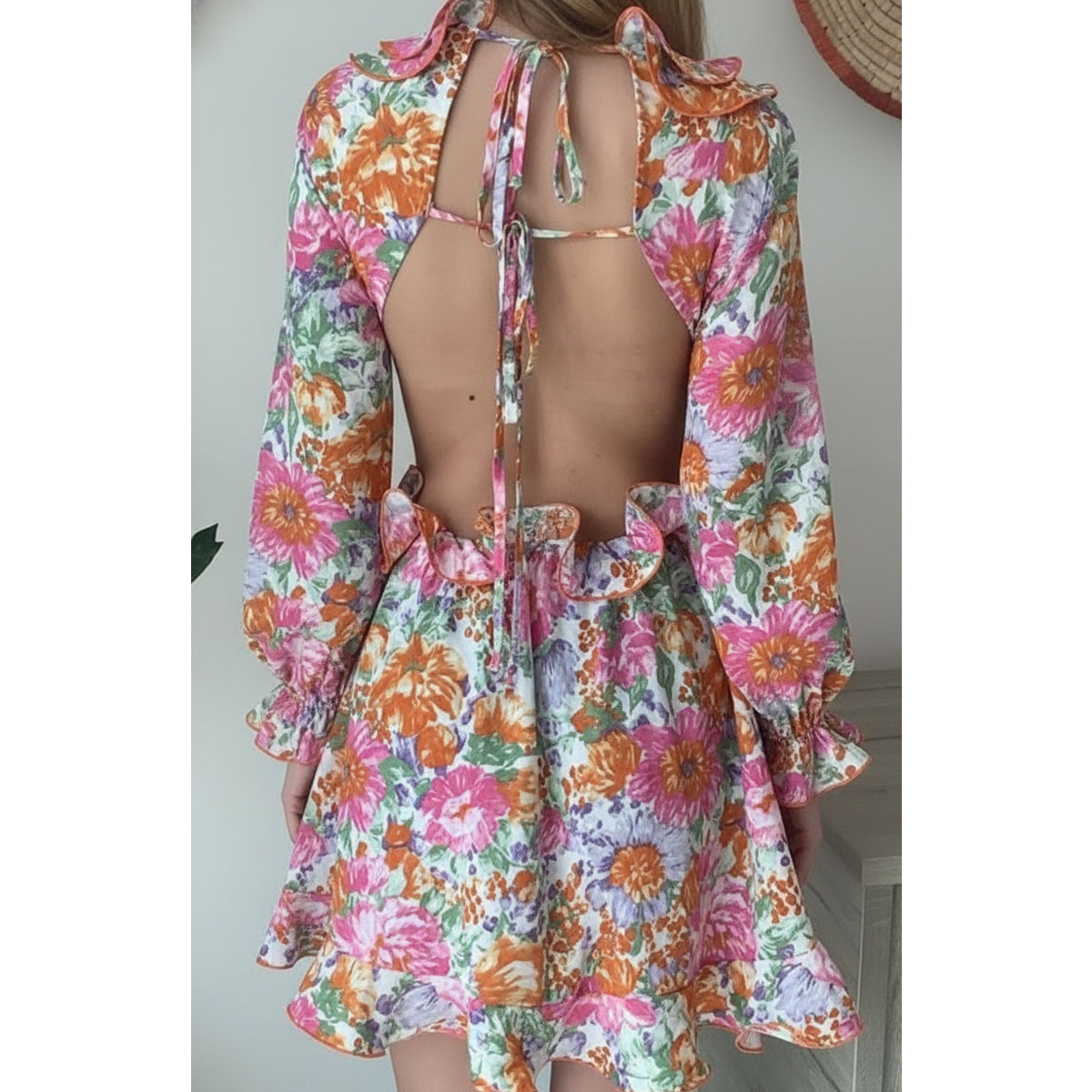 Esther Ruffle Dress