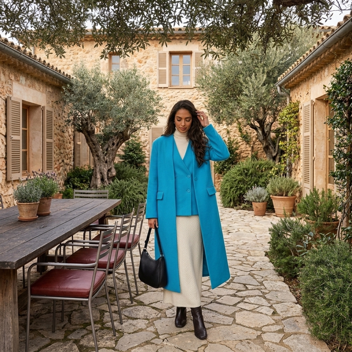 Ursula Oversized Long Coat Jacket