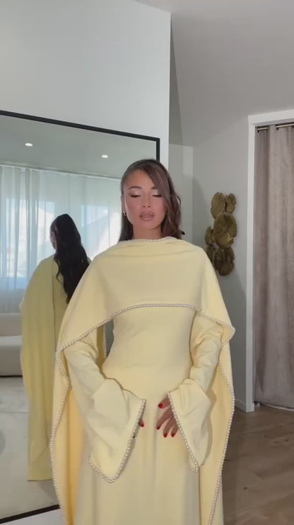 Naya Pearl Shawl Dress