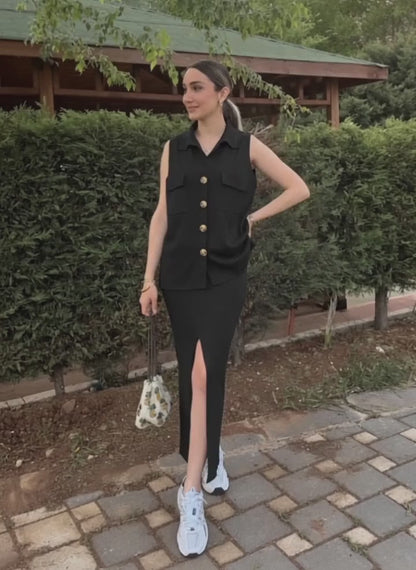 Jessie Vest & Skirt Set