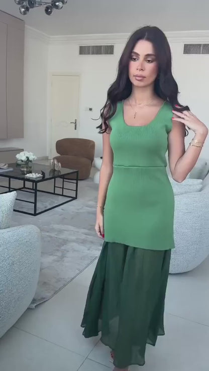Terra Green Dress