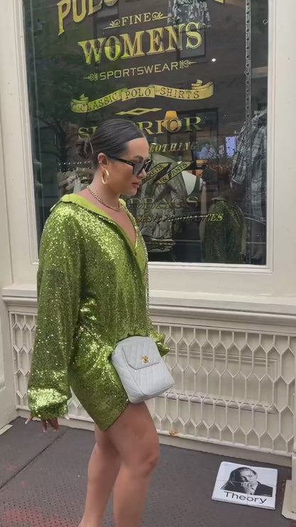 Valentina Sparkly Sequins Shirt