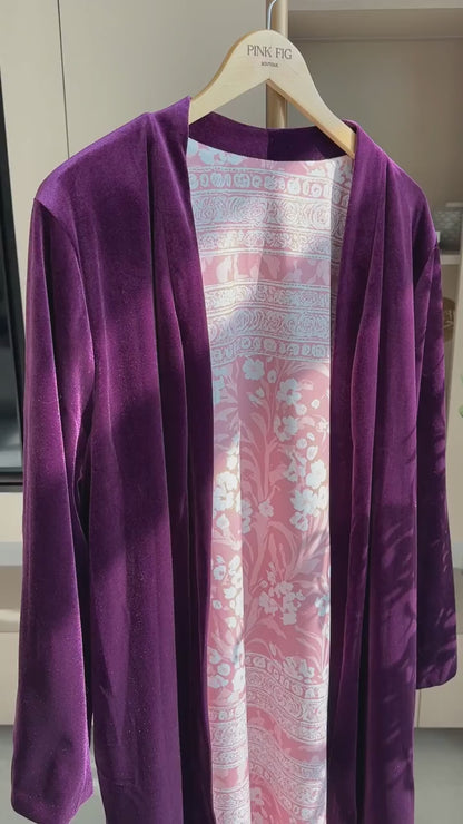 Aurora Velvet Kimono