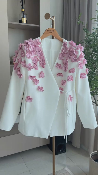 Haliyah Flower Blazer