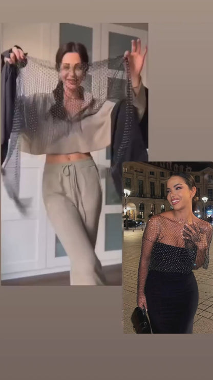 Flora Mesh Top