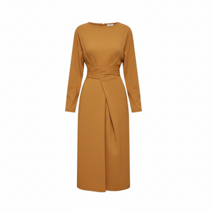 Cara Wrap Belted Dress