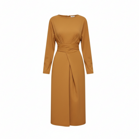 Cara Wrap Belted Dress