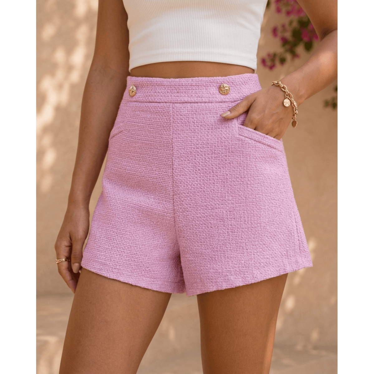 Minerva Tweed Short