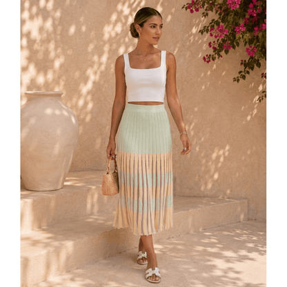 Judy Contrast Skirt