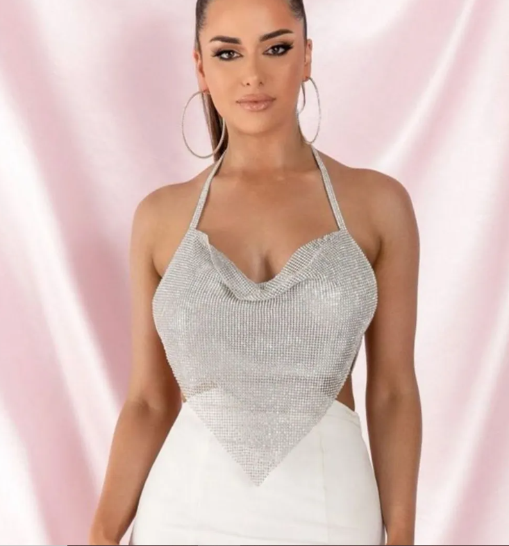 Valentina Sparkly Party Top