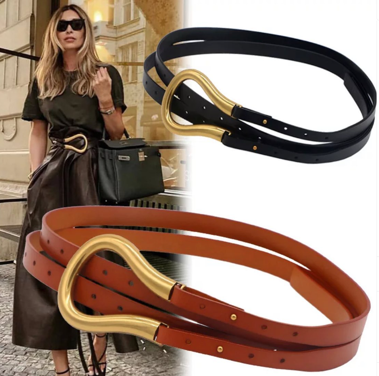 Magda Leather Hors Belt