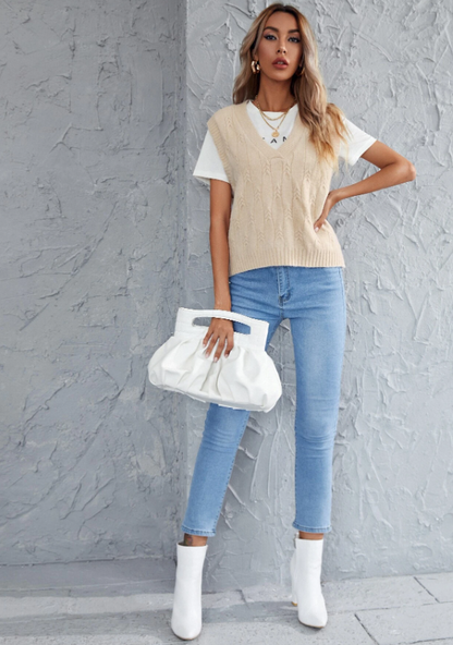 Tara Knit Sweater Vest - Pinkfig Boutique